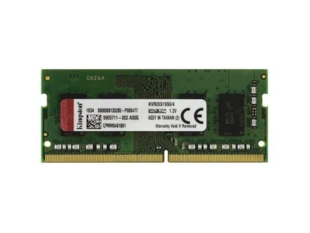 Memoria RAM Kingston ValueRAM 4GB/ DDR4/ 2666MHz/ 1.2V/ CL19/ SODIMM