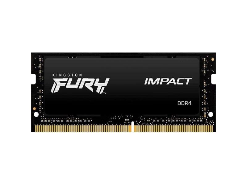 Memoria RAM Kingston FURY Impact 8GB/ DDR4/ 2666MHz/ 1.2V/ CL15/ SODIMM