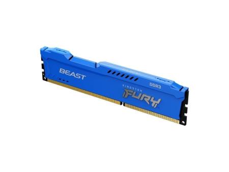 Memoria RAM Kingston FURY Beast 8GB/ DDR3/ 1600MHz/ 1.5V/ CL10/ DIMM