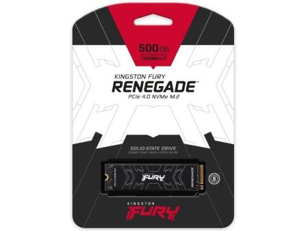 Disco SSD Kingston FURY Renegade 500GB/ M.2 2280 PCIe 4.0/ Con Difusor Térmico