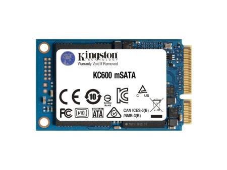 Disco SSD Kingston KC600 256GB/ mSATA/ Full Capacity