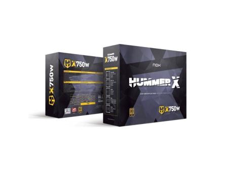 Fuente de Alimentación Nox Hummer X/ 750W/ Ventilador 12cm/ 80 Plus Gold