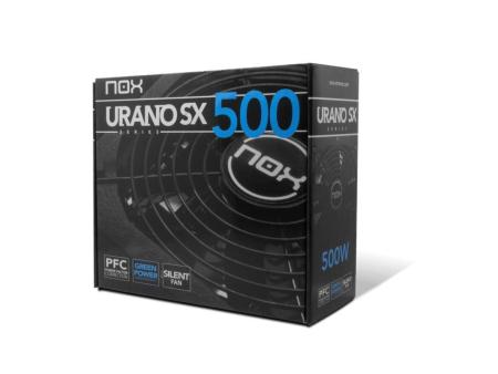 Fuente de Alimentación Nox Urano SX 500/ 500W/ Ventilador 12cm