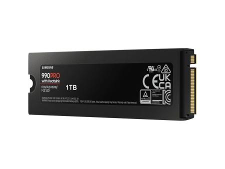 Disco SSD Samsung 990 PRO 1TB/ M.2 2280 PCIe 4.0/ con Disipador de Calor/ Compatible con PS5 y PC/ Full Capacity