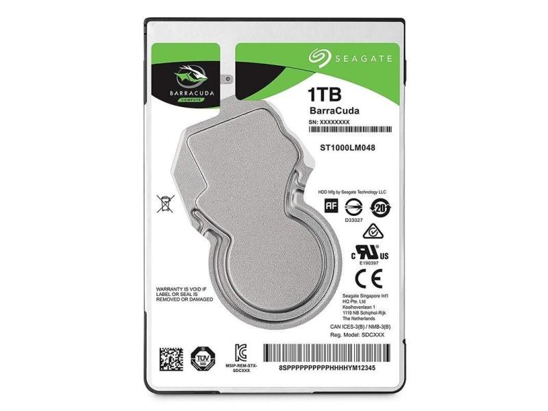 Disco Duro Seagate BarraCuda 1TB/ 2.5'/ SATA III/ 128MB