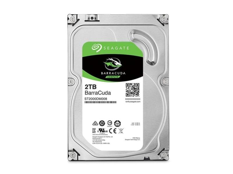 Disco Duro Seagate BarraCuda 2TB/ 3.5'/ SATA III/ 256MB