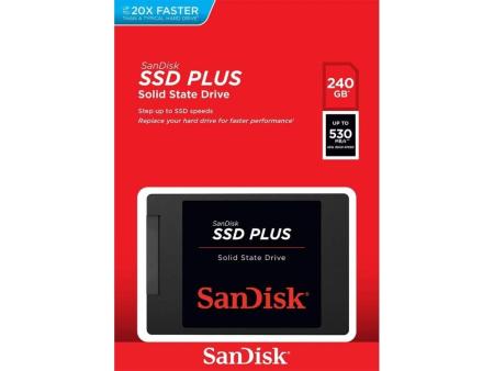 Disco SSD SanDisk Plus 240GB/ SATA III