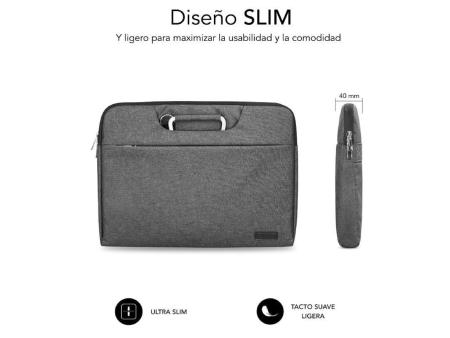 Maletín Subblim Business para Portátiles 13.3-14'/ Gris