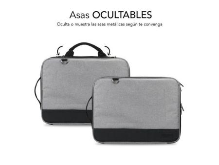 Maletín Subblim Advance Laptop Sleeve para Portátiles hasta 14'/ Gris