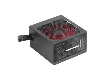 Fuente de Alimentación Mars Gaming MPIII650/ 650W/ Ventilador 12cm