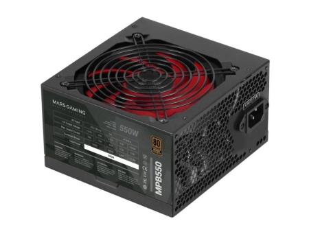 Fuente de Alimentación Mars Gaming MPB550/ 550W/ Ventilador 12cm/ 80 Plus Bronze