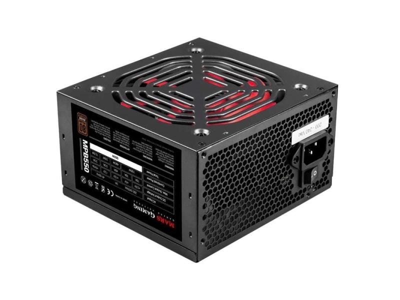 Fuente de Alimentación Mars Gaming MPB850/ 850W/ Ventilador 12cm/ 80 Plus Bronze