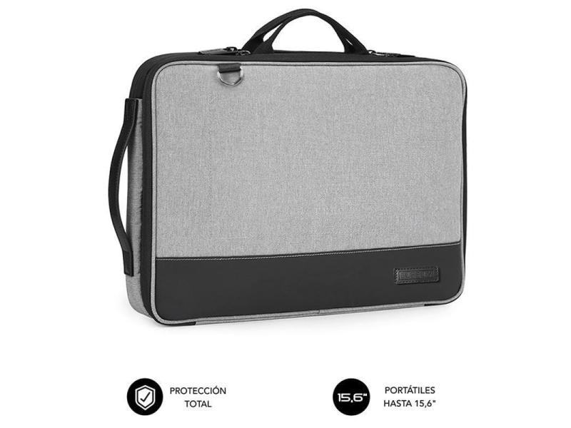 Maletín Subblim Advance Laptop Sleeve para Portátiles hasta 15.6'/ Gris