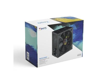 Fuente de Alimentación TooQ TQAPOLO-600SP/ 600W/ Ventilador 14cm