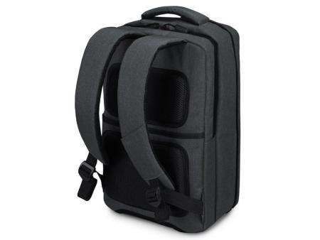 Mochila Subblim Traveller Airpadding Backpack para Portátiles hasta 15.6'/ Puerto USB/ Gris