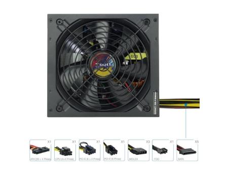 Fuente de Alimentación Tooq TQAPOLO-750SP/ 750W/ Ventilador 14cm