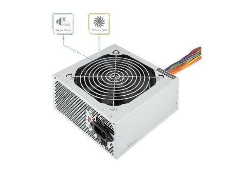 Fuente de Alimentación TooQ TQEP-500S-INT/ 500W/ Ventilador 12cm