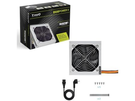 Fuente de Alimentación TooQ TQEP-500SSE/ 500W/ Ventilador 12cm