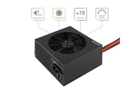 Fuente de Alimentación TooQ TQEP-550SP/ 550W/ Ventilador 12cm