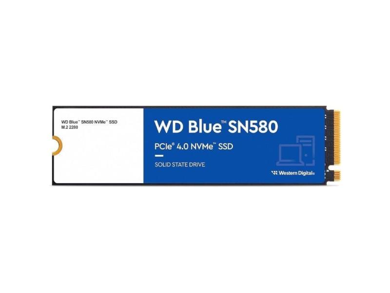 Disco SSD Western Digital WD Blue SN580 2TB/ M.2 2280 PCIe/ Full Capacity