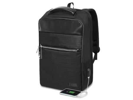 Mochila Subblim Business V2 AP Backpack para Portátiles hasta 15.6'/ Puerto USB/ Negra