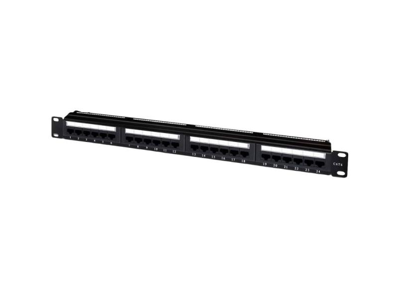 Patch Panel Aisens A141-0308/ 24 Puertos/ Cat.6/ Altura 1U