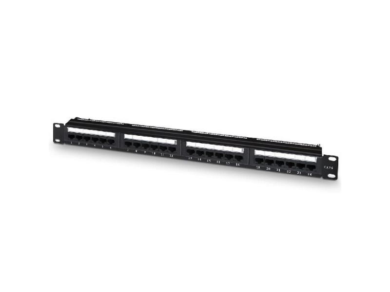 Patch Panel Aisens A141-0509/ 24 Puertos/ Cat.6/ Altura 1U/ Gestión de Cables