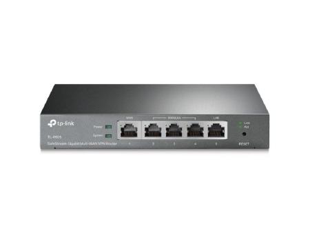 Router VPN SafeStream Gigabit TP-Link Omada TL-R605/ 5 Puertos Multi-WAN