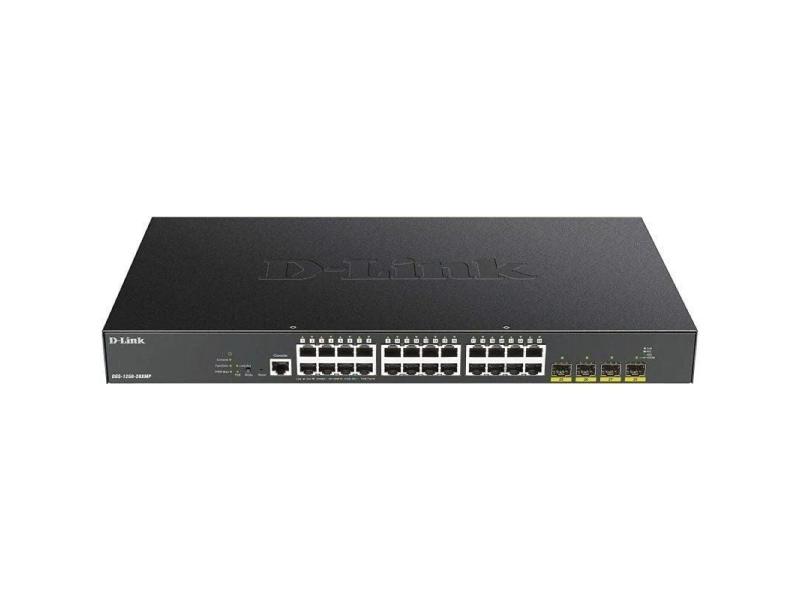 Switch Gestionado D-Link Smart DGS-1250-28XMP 28 Puertos/ RJ-45 10/100/1000 PoE/ SFP