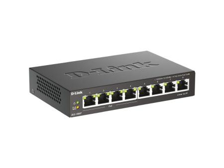 Switch D-Link DGS-1008P 8 Puertos/ RJ-45 Gigabit 10/100/1000/ PoE