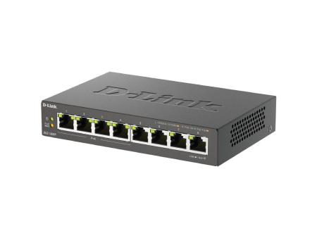 Switch D-Link DGS-1008P 8 Puertos/ RJ-45 Gigabit 10/100/1000/ PoE