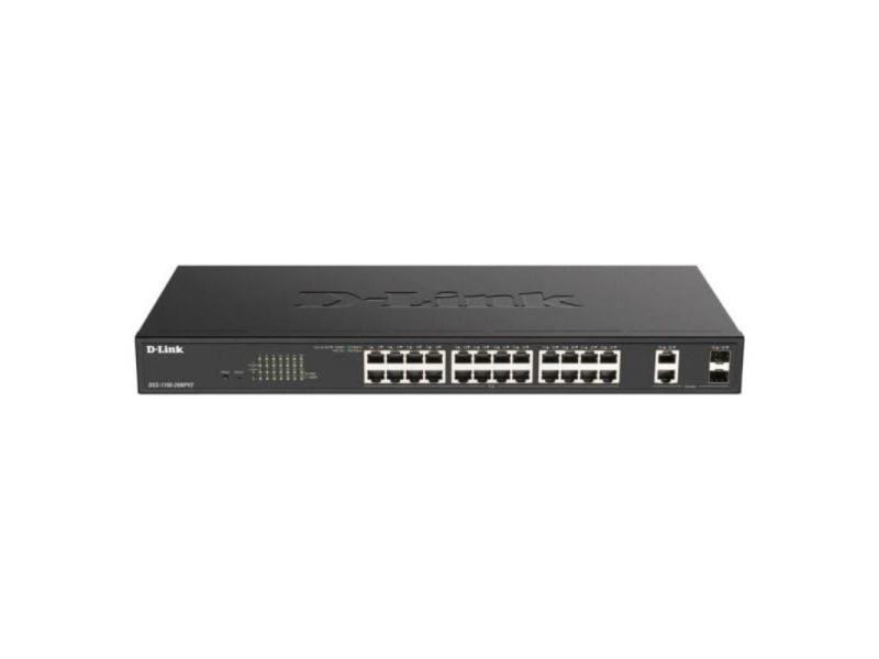 Switch Gestionable D-Link DGS-1100-26MPV2 26 Puertos/ RJ-45 10/100/1000/ SFP/ PoE