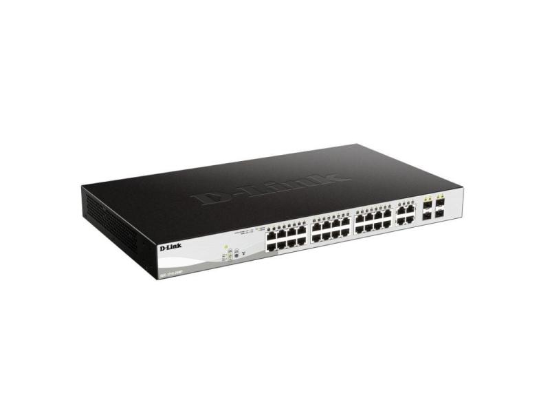 Switch D-Link Smart Plus DGS-1210-28MP 28 Puertos/ RJ-45 10/100/1000 PoE/ SFP