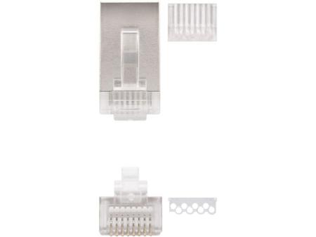 Conector RJ45 Nanocable 10.21.0203/ Cat.6/ 10 uds