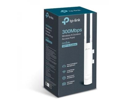 Punto de Acceso Inalámbrico TP-Link Omada EAP110 PoE 300Mbps/ 2.4GHz/ Antenas de 5dBi/ WiFi 802.11n/b/g