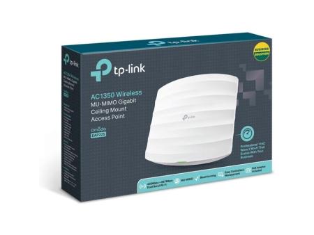 Punto de Acceso Inalámbrico TP-Link Omada EAP225 PoE 1317Mbps/ 2.4GHz 5GHz/ Antenas de 5dBi/ WiFi 802.11ac/n/b/g