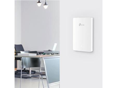 Punto de Acceso Inalámbrico TP-Link Omada EAP615-WALL/ WiFi 6/ PoE/ 1800Mbps/ 2.4GHz 5GHz/ Antenas de 4dBi/ WiFi 802.11 ax/ac/a/