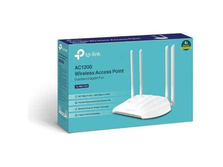 Punto de Acceso Inalámbrico TP-Link TL-WA1201 PoE 1200Mbps/ 2.4GHz 5GHz/ WiFi 802.11b/g/n - 802.11ac/n/a