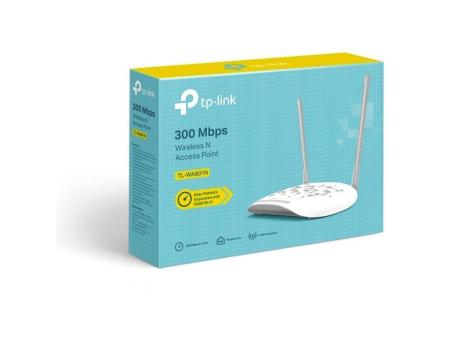 Punto de Acceso Inalámbrico TP-Link TL-WA801N V6 PoE 300Mbps/ 2.4GHz/ Antenas de 5dBi/ WiFi 802.11n/b/g