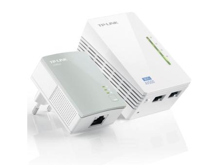 Adaptador Powerline TP-Link WPA4220Kit 500Mbps/ Alcance 300m/ Pack de 2