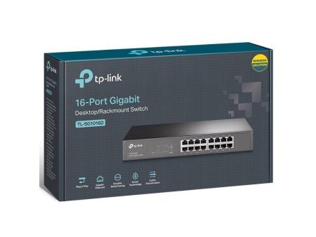 Switch TP-Link TL-SG1016D 16 Puertos/ RJ-45 10/100/1000