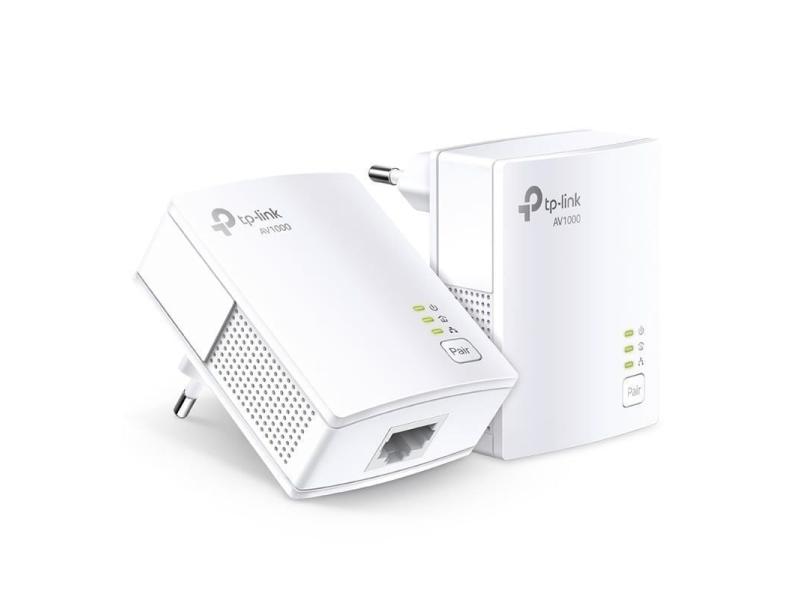 Adaptador Powerline TP-Link TL-PA7017Kit 1000Mbps/ Alcance 300m/ Pack de 2