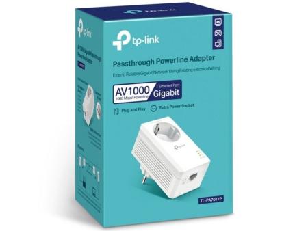 Adaptador Powerline TP-Link TL-PA7017P 1000Mbps/ Alcance 300m