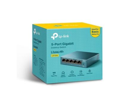 Switch TP-Link LS105G 5 Puertos/ RJ-45 10/100/1000