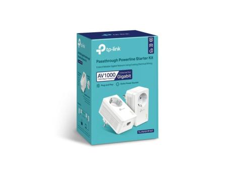 Adaptador Powerline TP-Link TL-PA7017P KIT AV1000 1000Mbps/ Alcance 300m/ Pack de 2