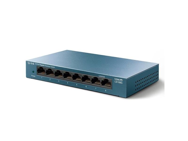 Switch TP-Link LS108G 8 Puertos/ RJ-45 10/100/1000