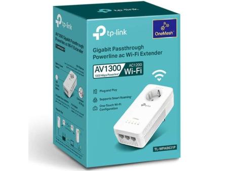 Adaptador Powerline TP-Link TL-WPA8631P 1300Mbps/ Alcance 300m