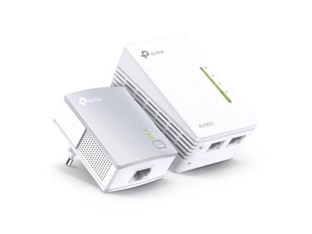 Adaptador Powerline TP-Link WPA4221KIT 600Mbps/ Alcance 300m/ Pack de 2