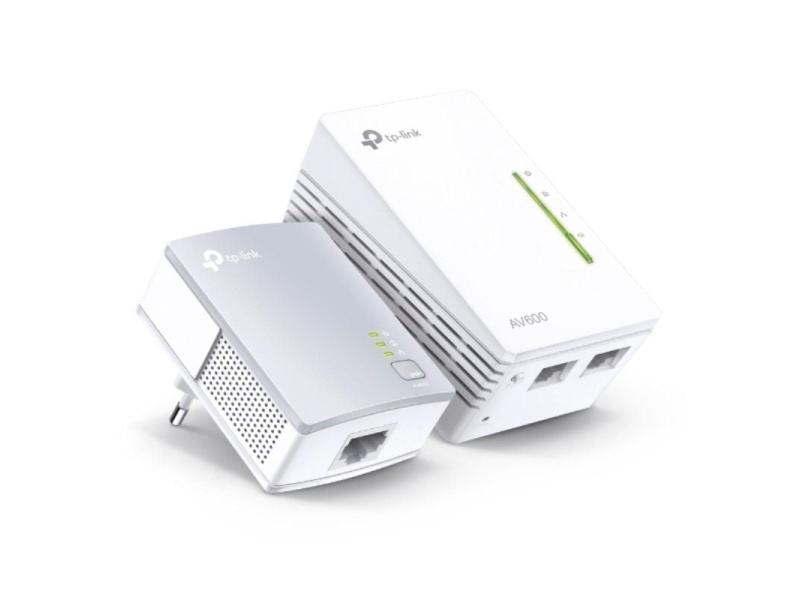 Adaptador Powerline TP-Link WPA4221KIT 600Mbps/ Alcance 300m/ Pack de 2