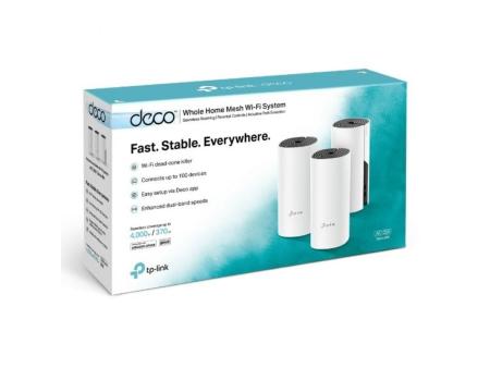 Sistema Mesh TP-Link Deco E4 1200Mbps/ 2.4GHz 5GHz/ Pack de 3